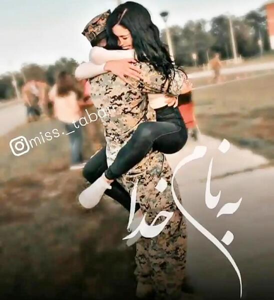 عکس دونفره سرباز