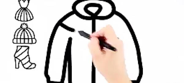 عکس نقاشی ساده ژاکت
