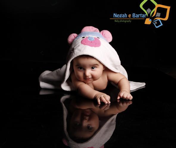 عکس آتلیه کودک چهار ماهه