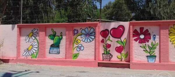 عکس نقاشی روی دیوار