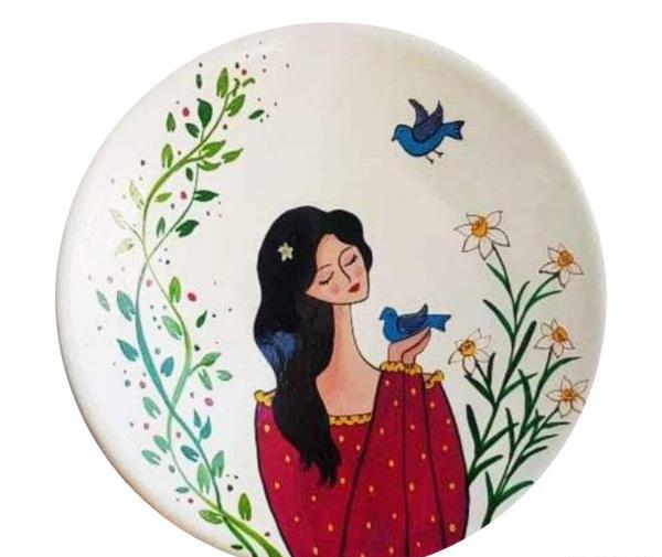 عکس طرح برای نقاشی روی سفال خام