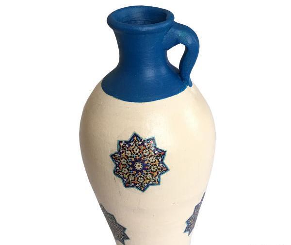 عکس طرح نقاشی روی سفال کوزه