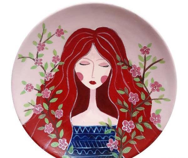 عکس طرح نقاشی روی ظروف