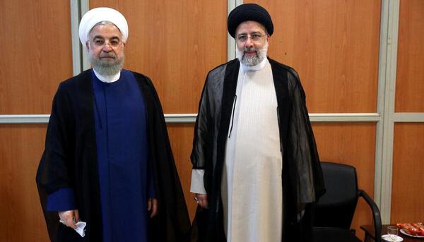 عکس سه نفره روحانی قالیباف رئیسی