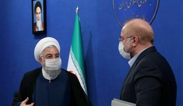 عکس سه نفره روحانی قالیباف رئیسی
