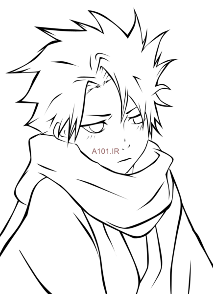 عکس نقاشی چهره ژاپنی