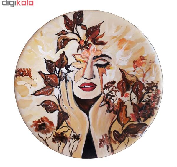 عکس نقاشی مدرن روی سفال