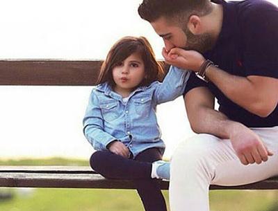 عکس پدر و دختری
