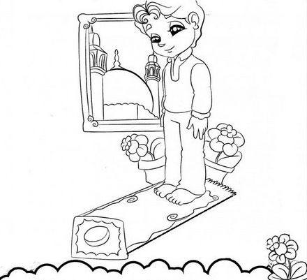 عکس نقاشی کودکانه شکر خدا