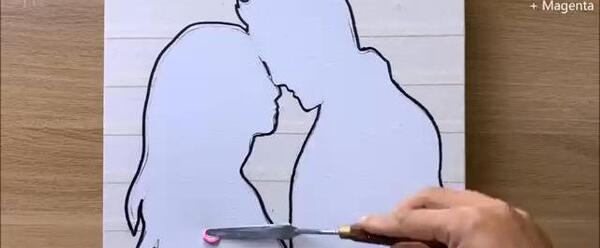 عکس نقاشی عاشقانه