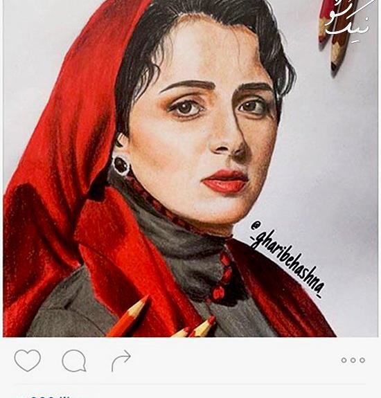 عکس نقاشی چهره های معروف ایران