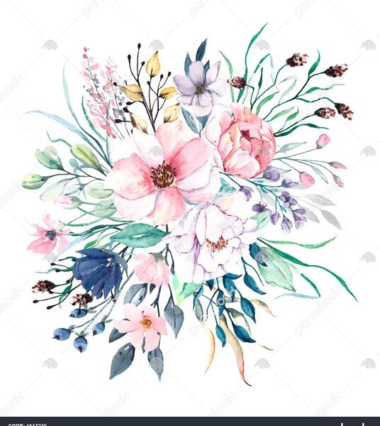 عکس نقاشی گل گلی