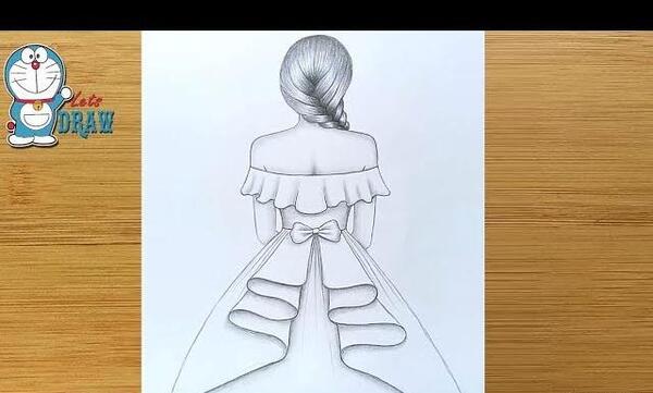 عکس نقاشی دخترانه طراحی