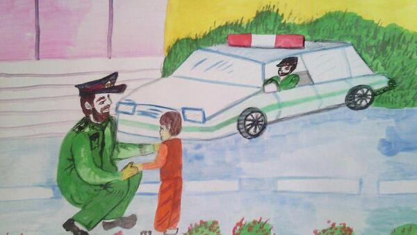 عکس نقاشی پلیس
