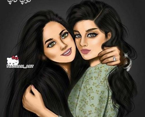 عکس سه نفره کارتونی برای پروفایل