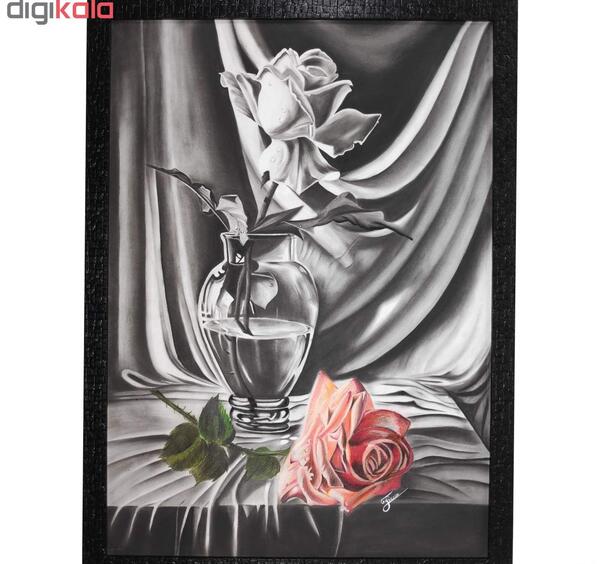 عکس طرح گل برای نقاشی سیاه قلم