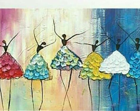 عکس نقاشی مدرن میکس مدیا