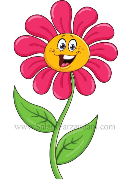 عکس نقاشی گل برای حاشیه دفتر