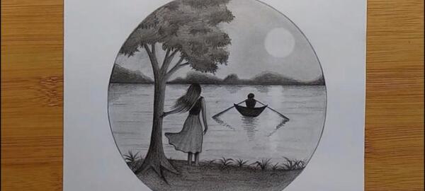 عکس نقاشی سیاه قلم نرم افزار