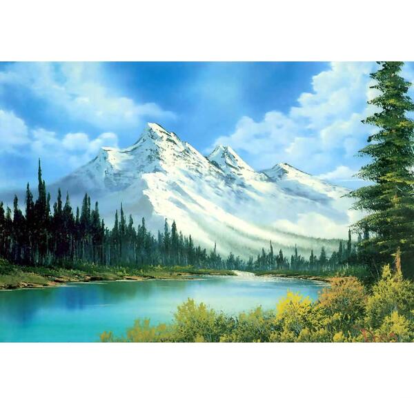 عکس طرح نقاشی منظره