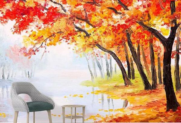 عکس طرح نقاشی منظره