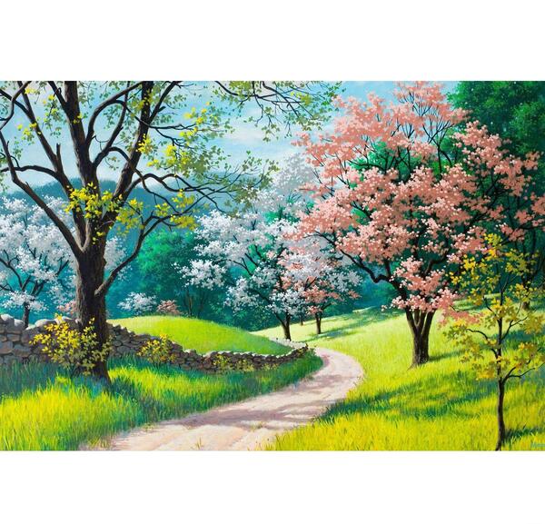 عکس طرح نقاشی منظره