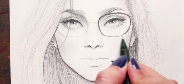 عکس نقاشی صورت حرفه ای