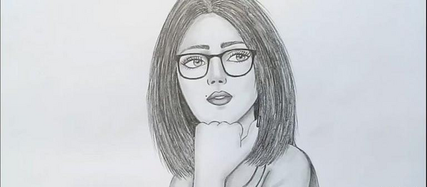 عکس طرح نقاشی صورت ساده