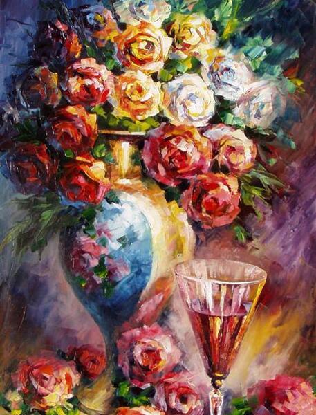 عکس نقاشی های زیبای گل