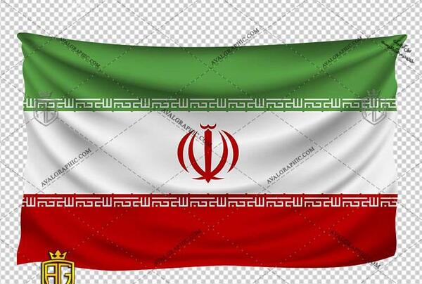 عکس پرچم ایران پروانه