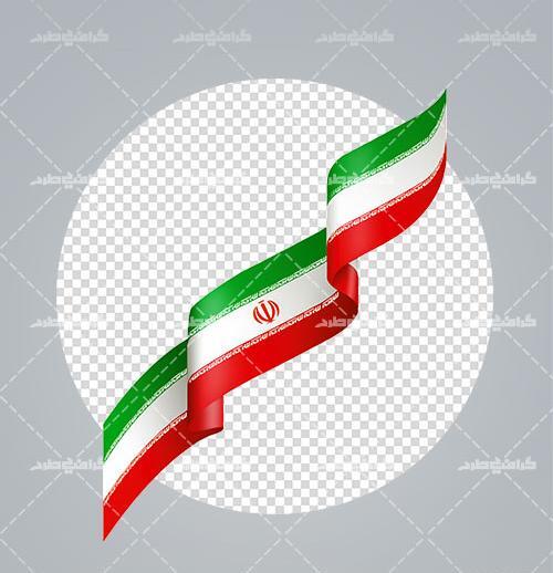 عکس پرچم ایران پروانه