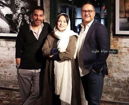 عکس سه نفره رامبد جوان
