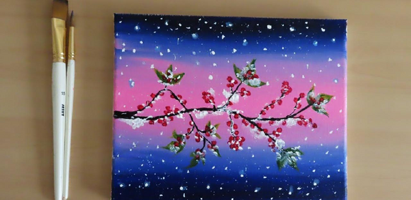 عکس طرح های زیبای نقاشی روی بوم