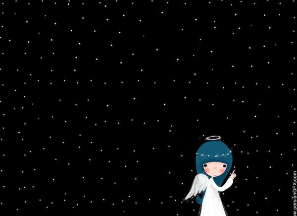 عکس نقاشی فانتزی فرشته
