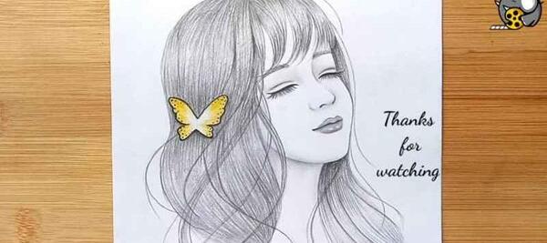 عکس نقاشی دخترانه چهره