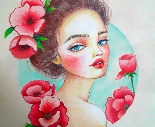 عکس نقاشی های زیبا مداد رنگی