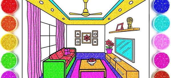 عکس نقاشی وسایل خانه