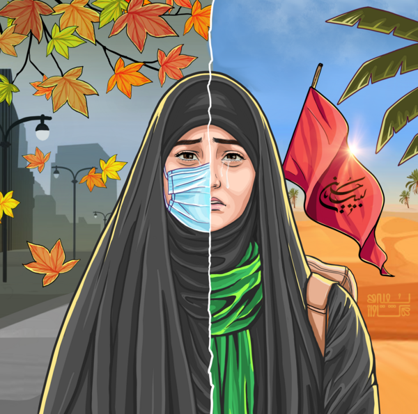 عکس نقاشی دخترانه مذهبی