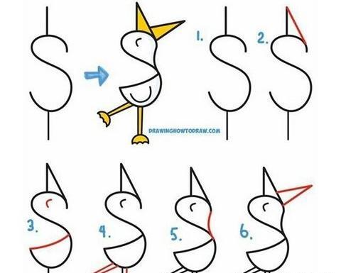 عکس نقاشی فانتزی غاز