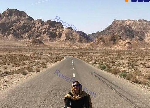 ژست عکس جاده