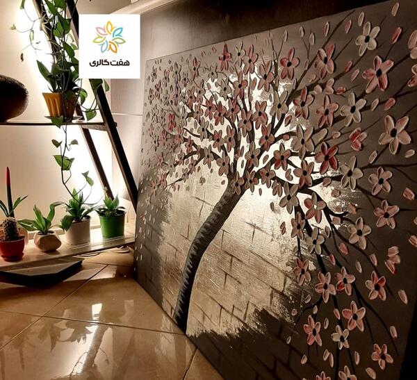 عکس نقاشی مدرن برجسته