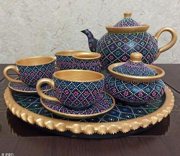 عکس چای سه نفره