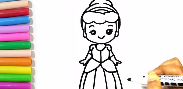 عکس نقاشی دخترانه عروسک