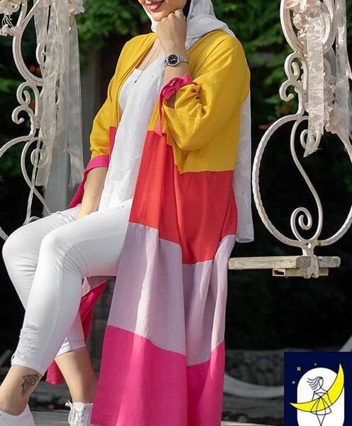 عکس مانتوهای رنگارنگ