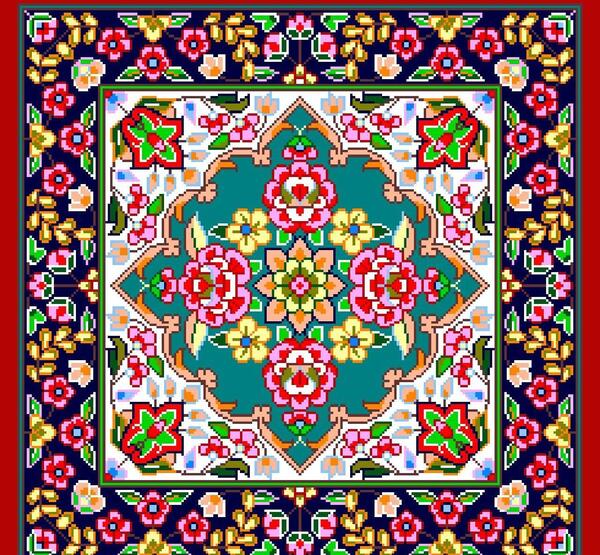 عکس طرح نقاشی ساده فرش