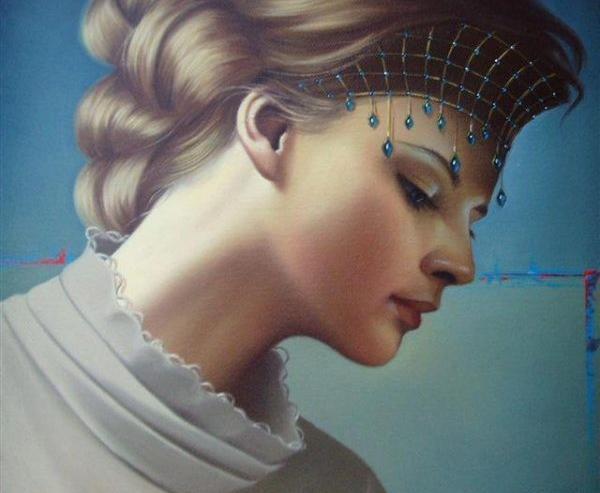 عکس نقاشی های زیبا از چهره زنان
