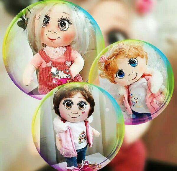 عکس نقاشی صورت عروسک