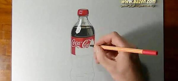 عکس نقاشی فانتزی نوشابه