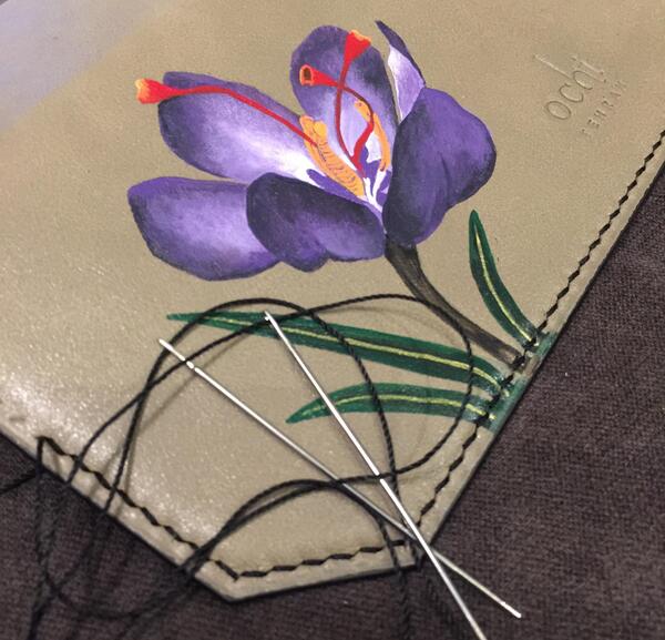 عکس نقاشی گل زعفران