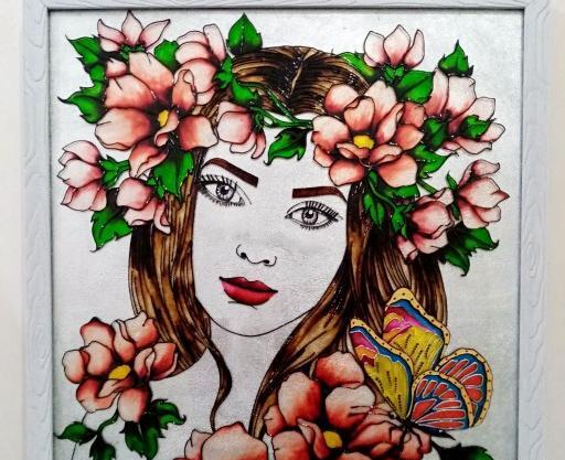 نقاشی روی شیشه مدرن
